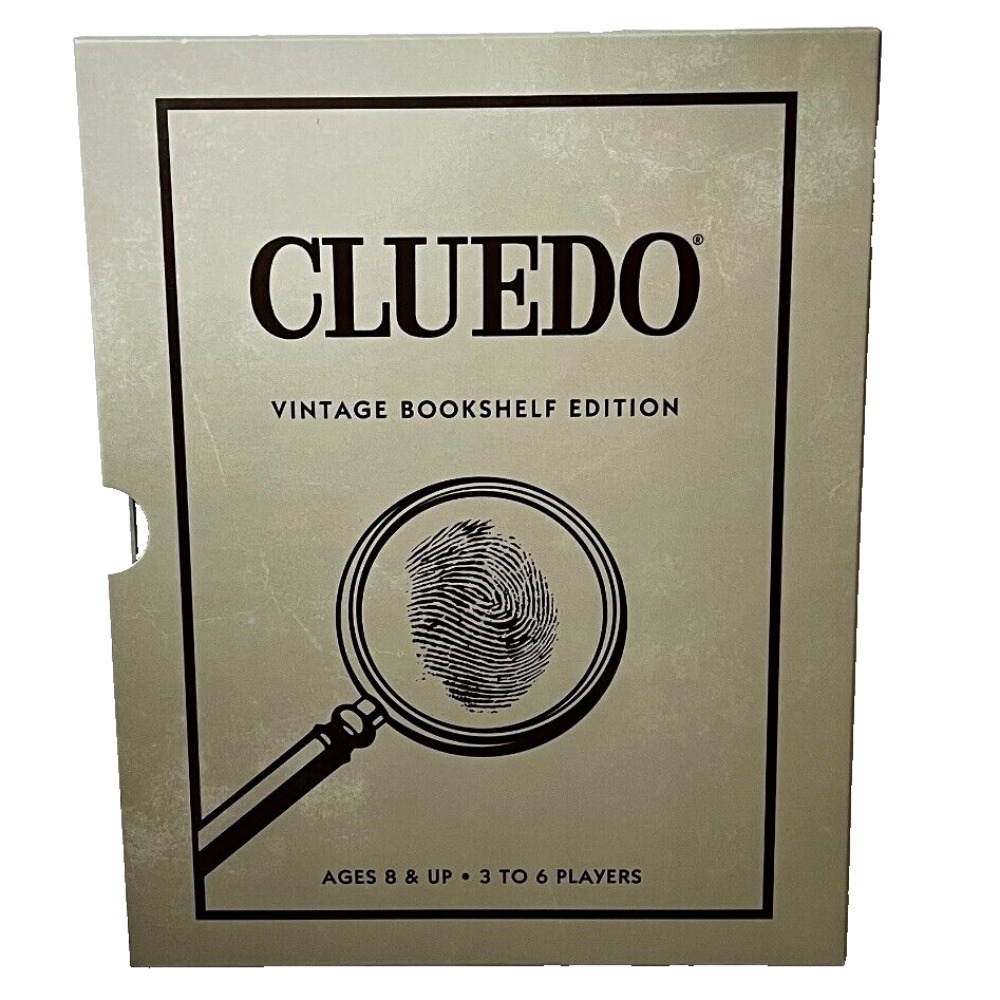 CLUEDO "CLUE" VINTAGE BOOKSHELF EDITION BOARD GAME Own4Less